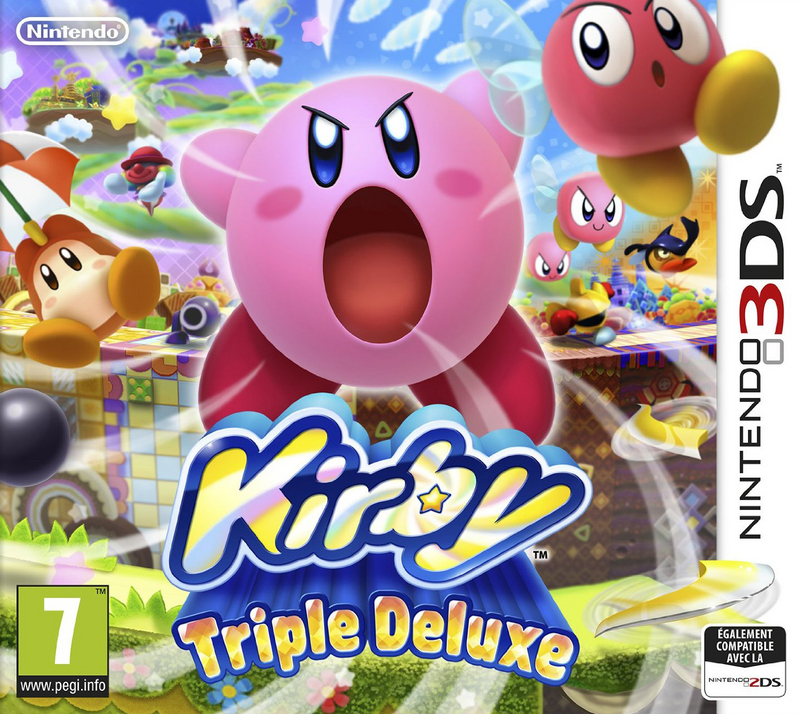 jaquette du jeu vidéo Kirby Triple Deluxe