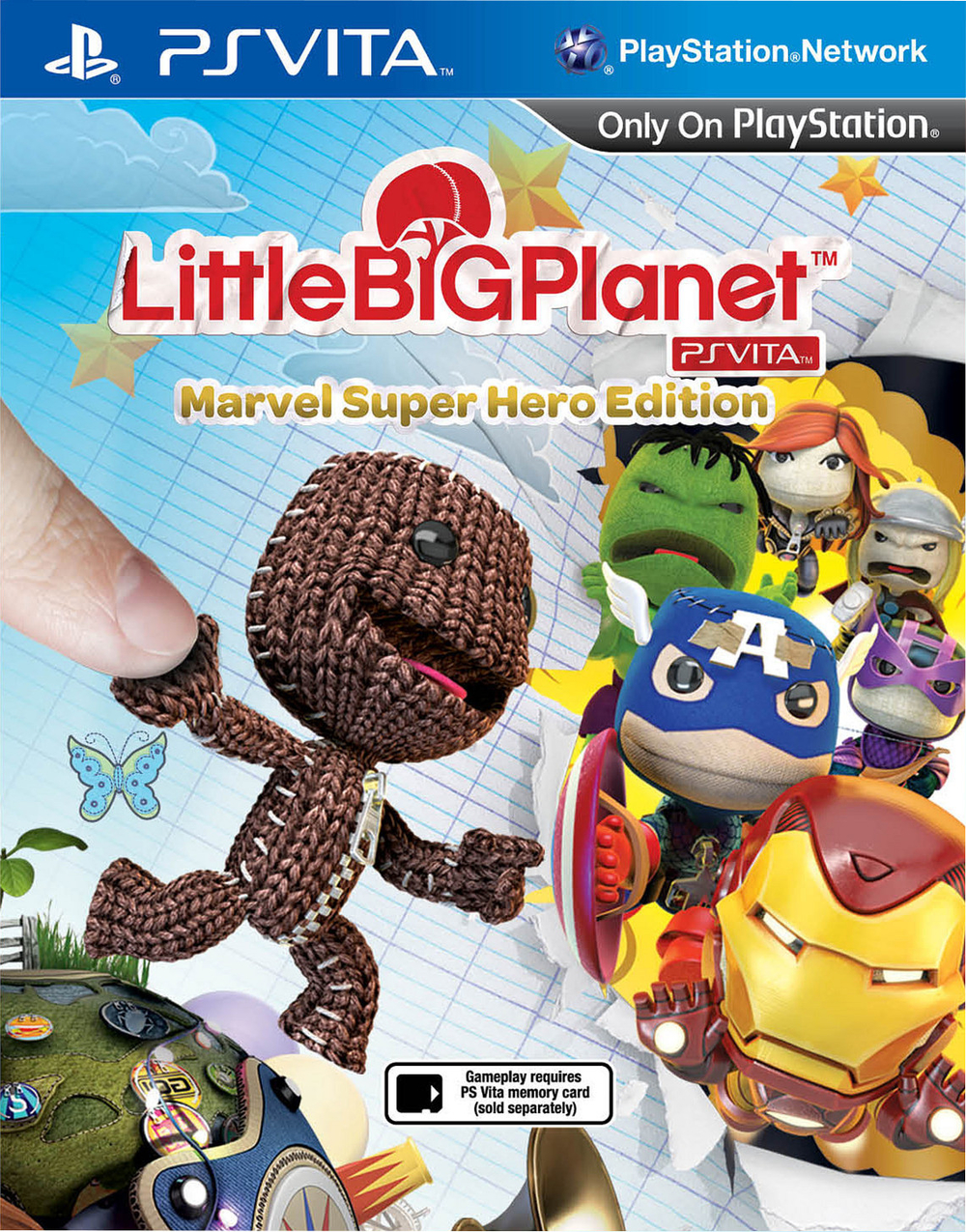 jaquette du jeu vidéo Little Big Planet : PS Vita - Marvel Super Hero Edition