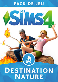 jaquette du jeu vidéo Les Sims 4 : Destination Nature