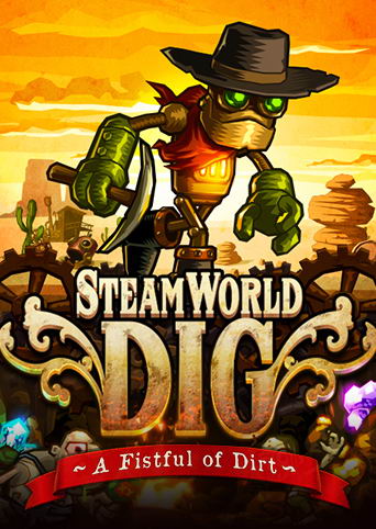 jaquette du jeu vidéo SteamWorld Dig: A Fistful of Dirt