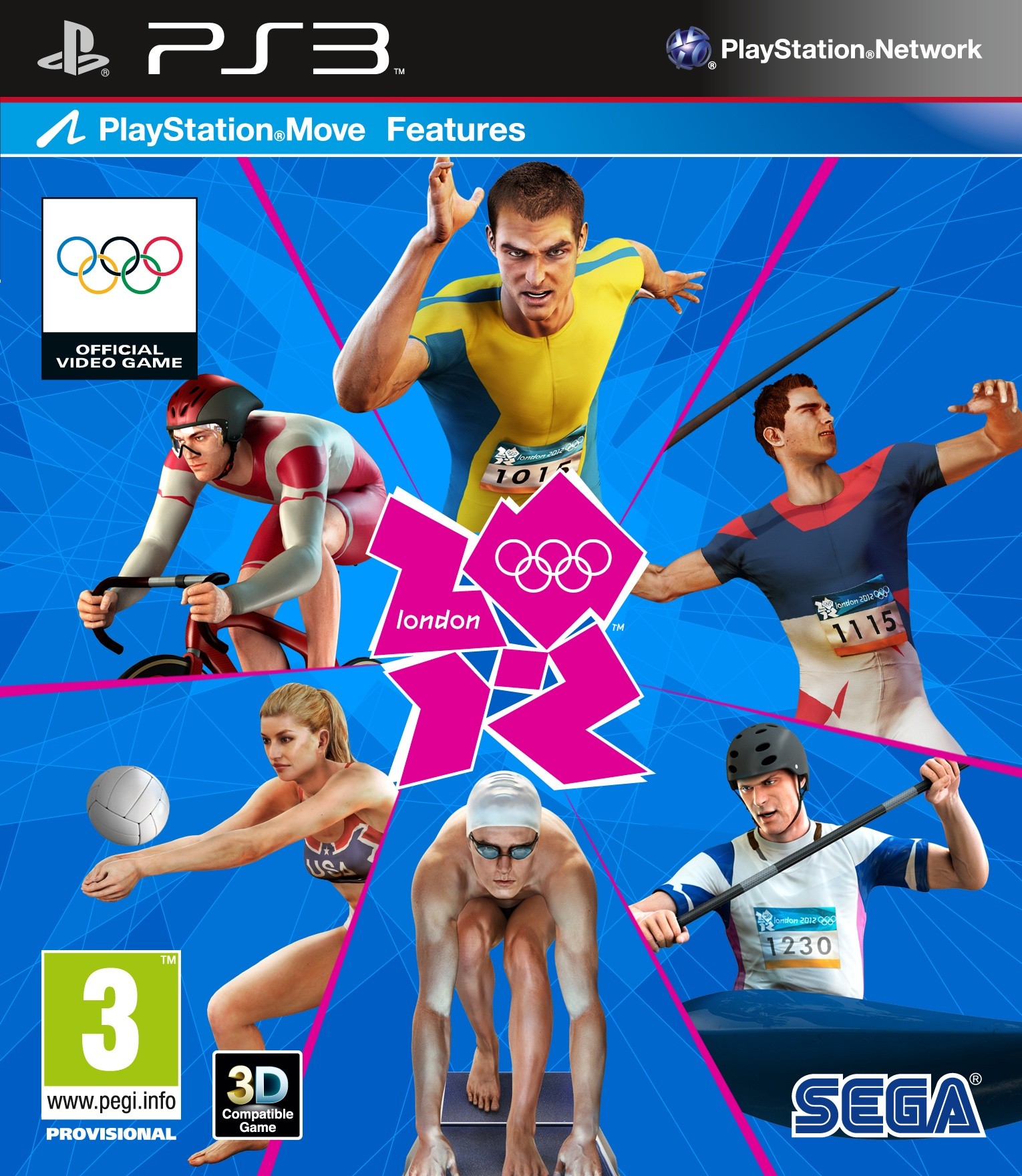 jaquette du jeu vidéo Londres 2012 : le Jeu Officiel des Jeux Olympiques