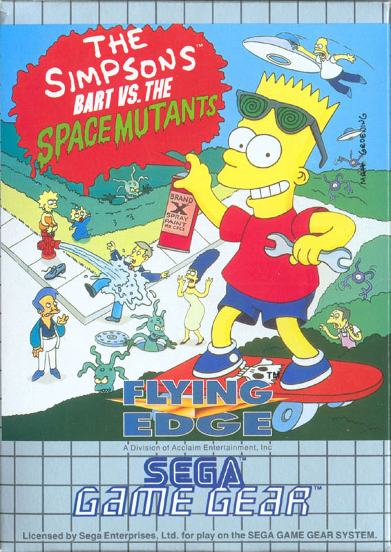 jaquette du jeu vidéo The Simpons: Bart vs The Space Mutants