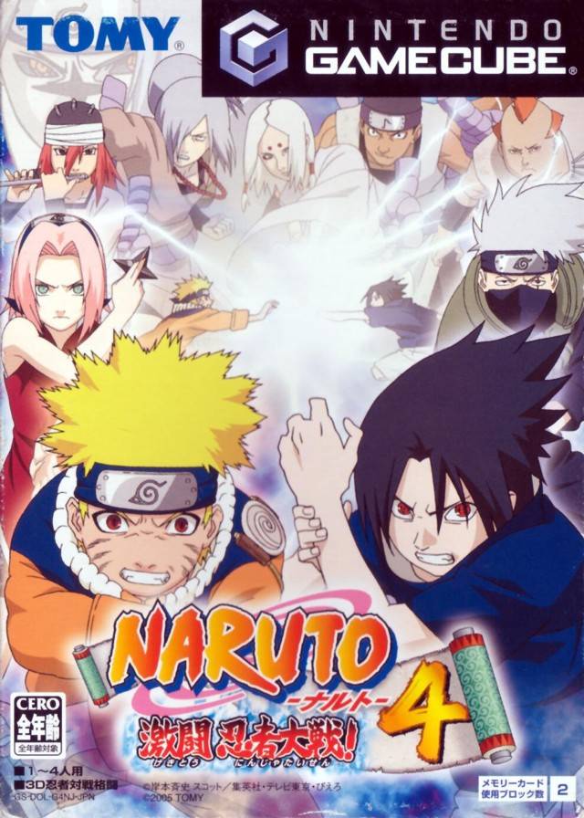 jaquette du jeu vidéo Naruto : Clash of Ninja 4