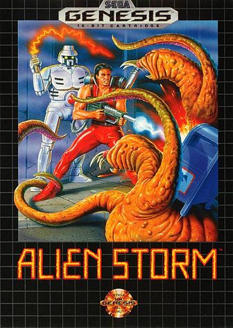 jaquette du jeu vidéo Alien Storm