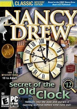 jaquette du jeu vidéo Les Enquêtes de Nancy Drew : Le Mystère de l'Horloge