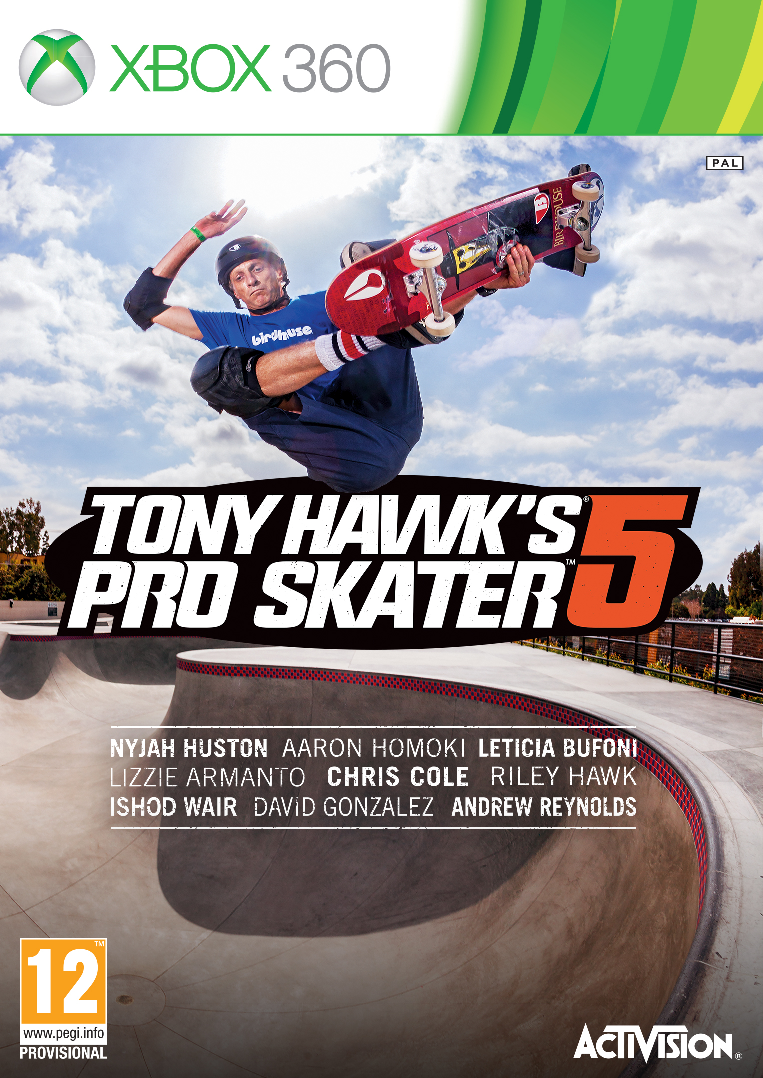 jaquette du jeu vidéo Tony Hawk's Pro Skater 5