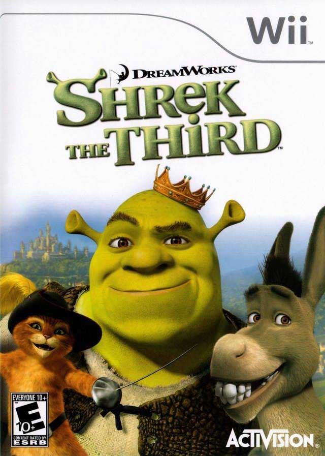 jaquette du jeu vidéo Shrek le Troisième