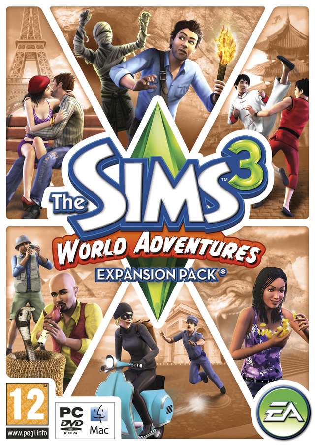 jaquette du jeu vidéo Les Sims 3 : Destination Aventure