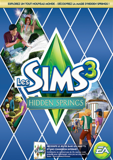 jaquette du jeu vidéo Les Sims 3 : Hidden Springs