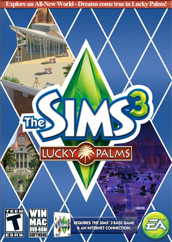 jaquette du jeu vidéo Les Sims 3 : Lucky Palms