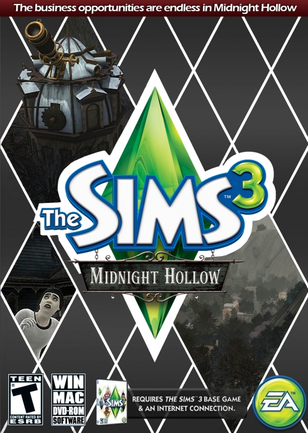 jaquette du jeu vidéo Les Sims 3 : Midnight Hollow