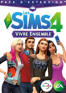 jaquette du jeu vidéo Les Sims 4 : Vivre Ensemble