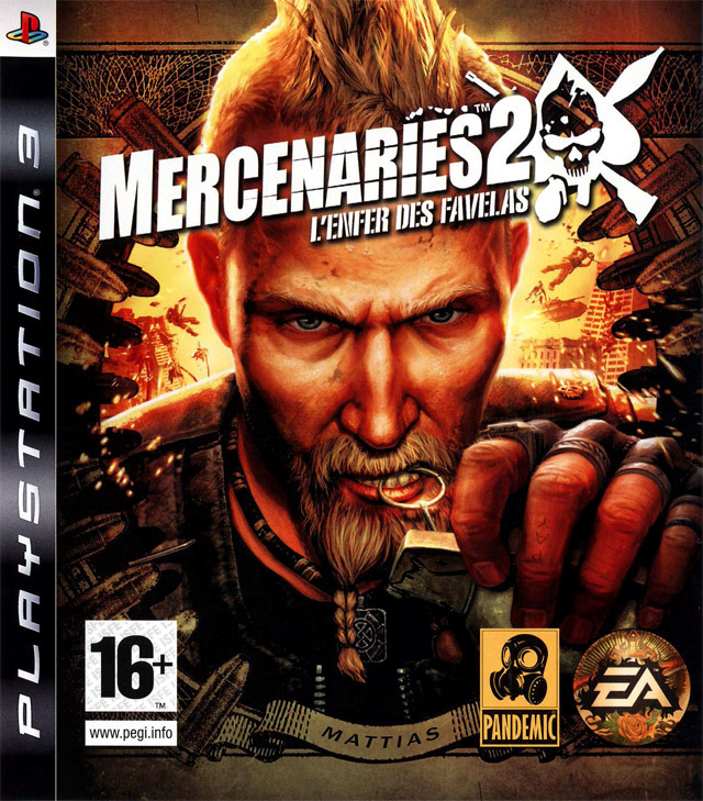 jaquette du jeu vidéo Mercenaries 2 : L'Enfer des Favelas