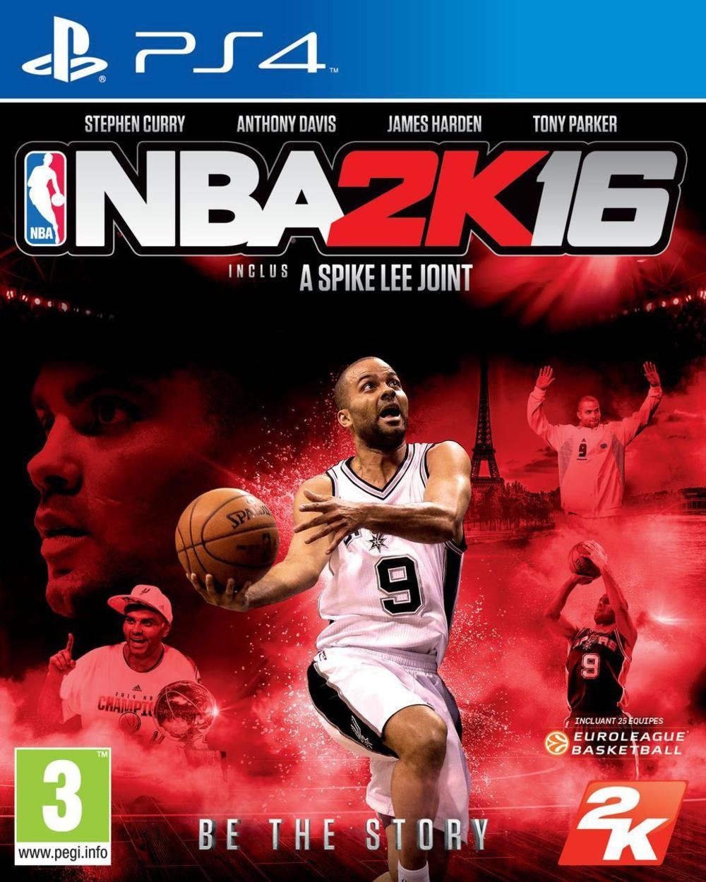 jaquette du jeu vidéo NBA 2K16