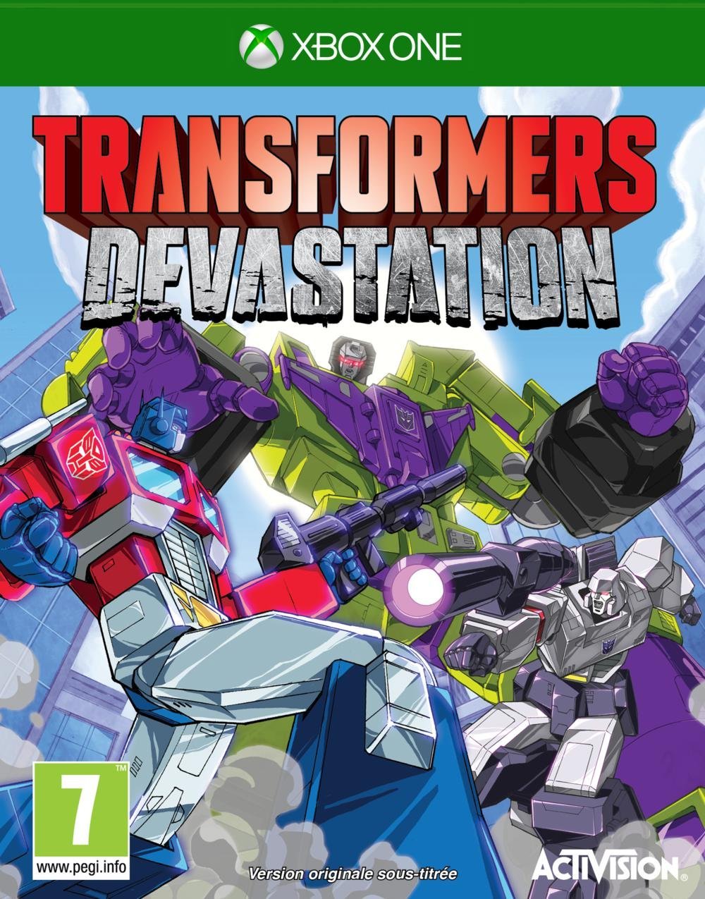 jaquette du jeu vidéo Transformers Devastation