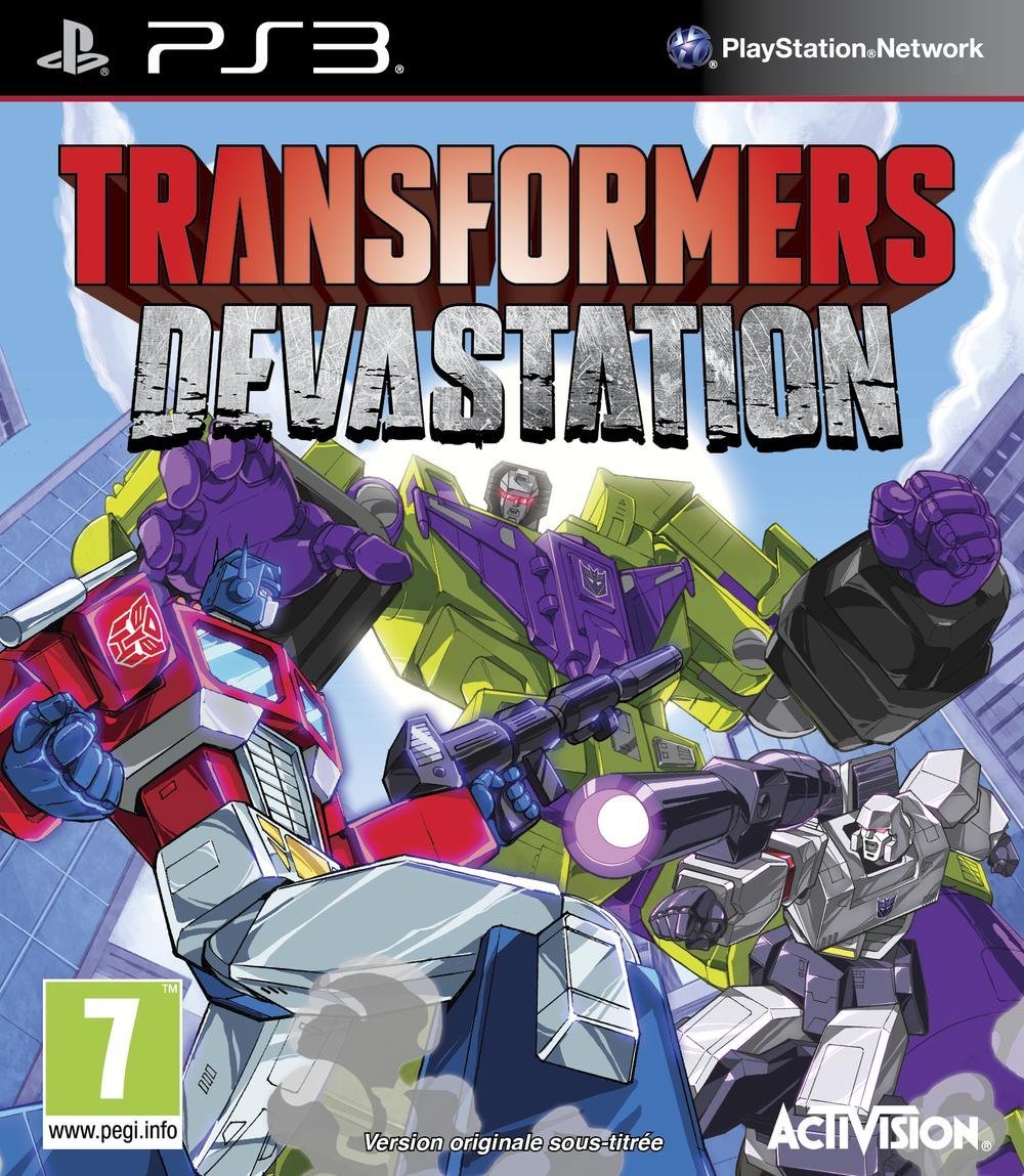 jaquette du jeu vidéo Transformers Devastation