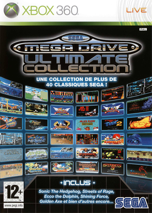 jaquette du jeu vidéo Sega Megadrive Ultimate Collection