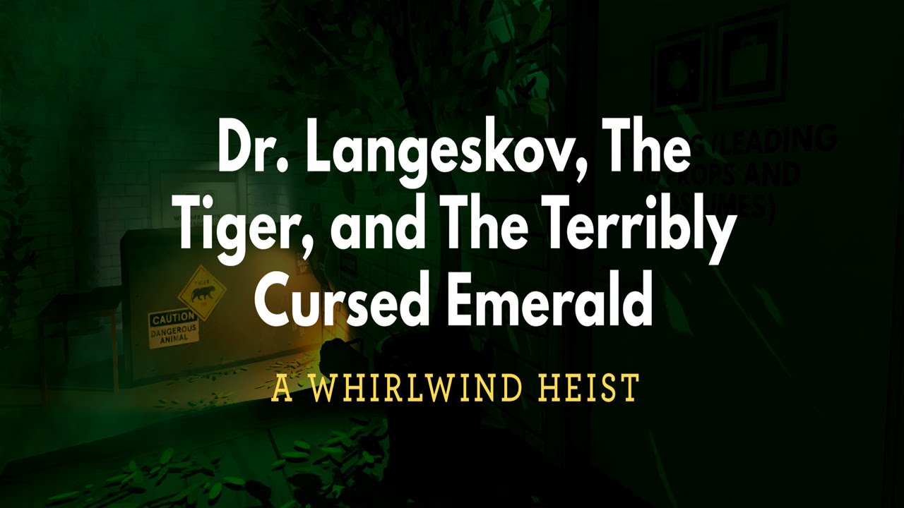 jaquette du jeu vidéo Dr. Langeskov, The Tiger, and The Terribly Cursed Emerald: A Whirlwind Heist