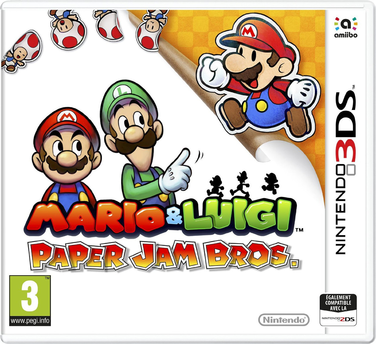 jaquette du jeu vidéo Mario & Luigi: Paper Jam Bros.
