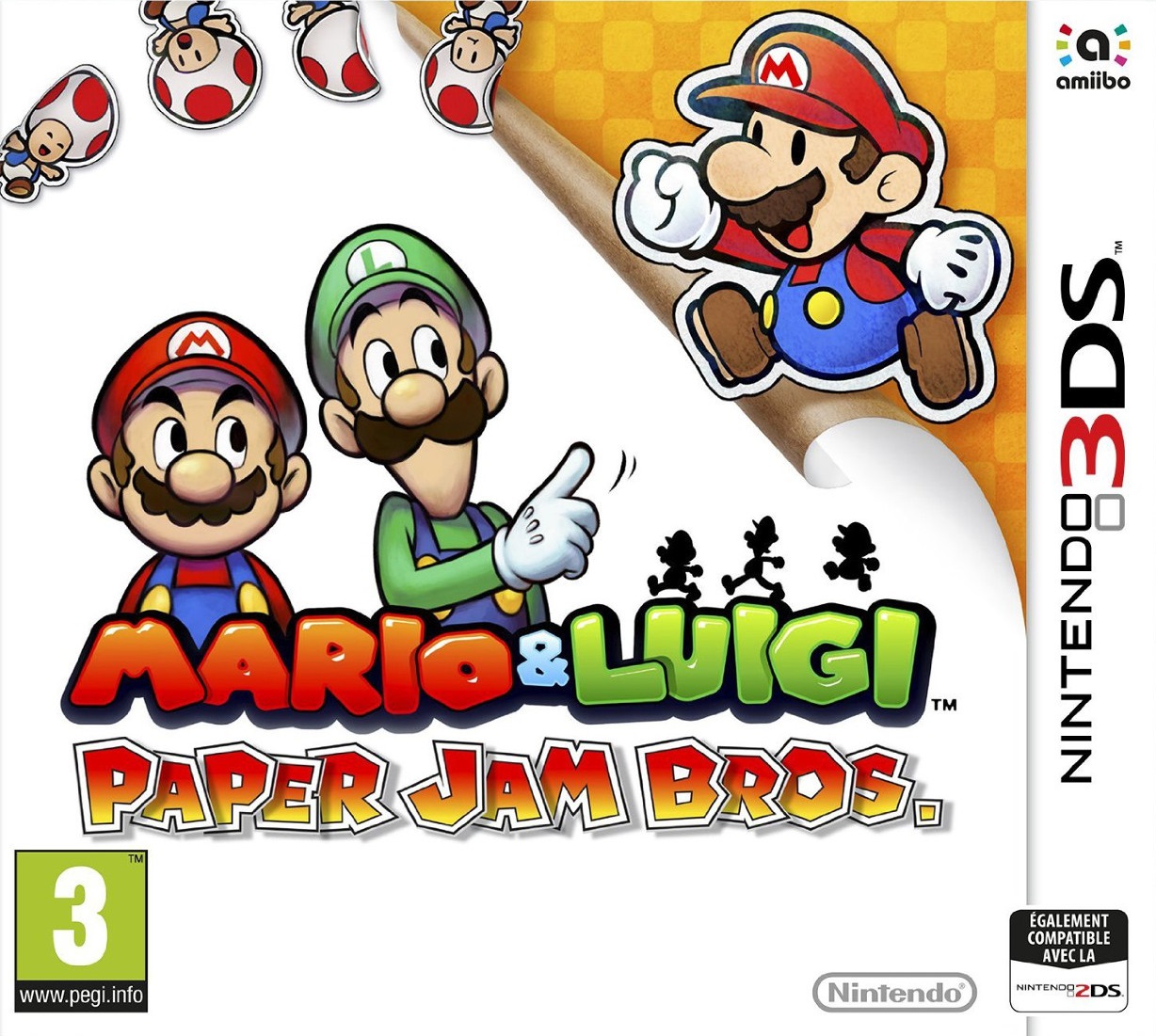 jaquette du jeu vidéo Mario & Luigi: Paper Jam Bros.