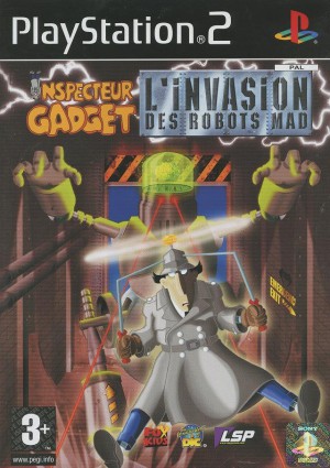 jaquette du jeu vidéo Inspecteur Gadget : L'Invasion des Robots Mad
