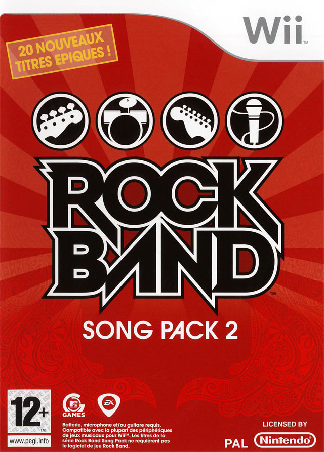 jaquette du jeu vidéo Rock Band Song Pack 2