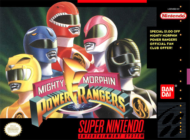 jaquette du jeu vidéo Mighty Morphin Power Rangers