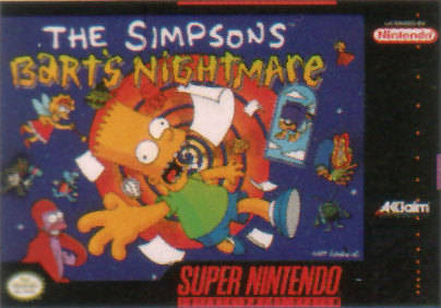 jaquette du jeu vidéo The Simpsons : Bart's Nightmare