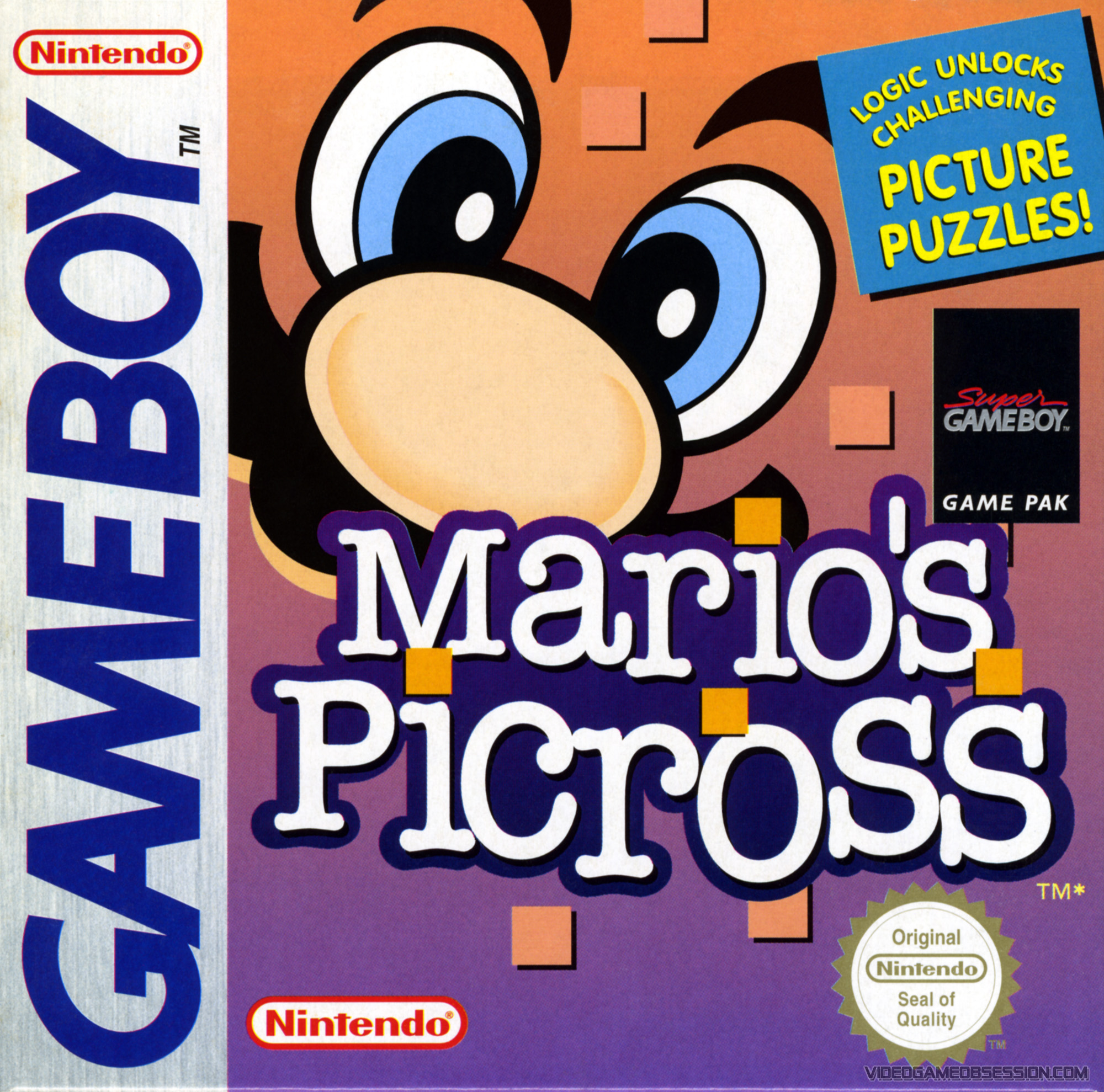 jaquette du jeu vidéo Mario's Picross