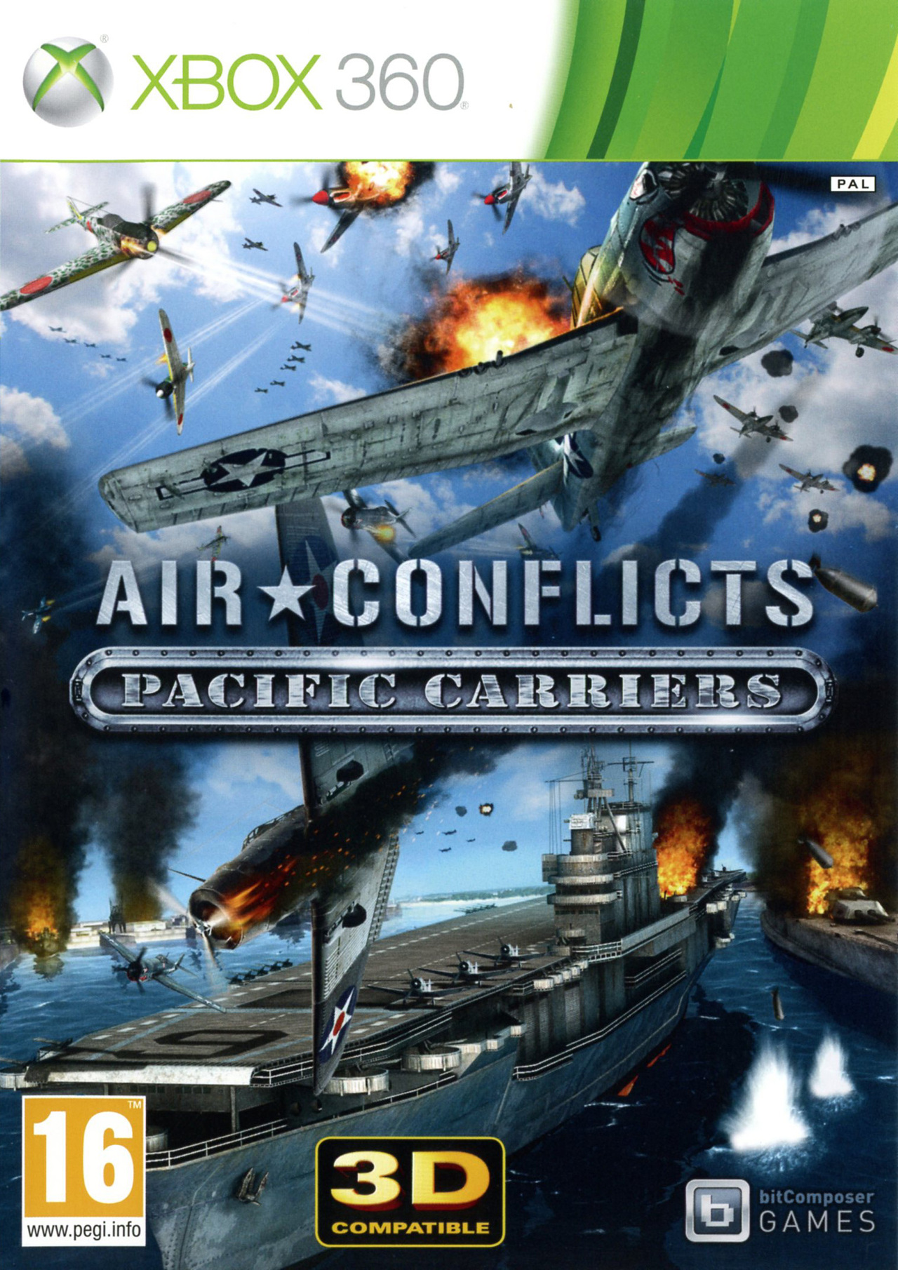jaquette du jeu vidéo Air Conflicts : Pacific Carriers