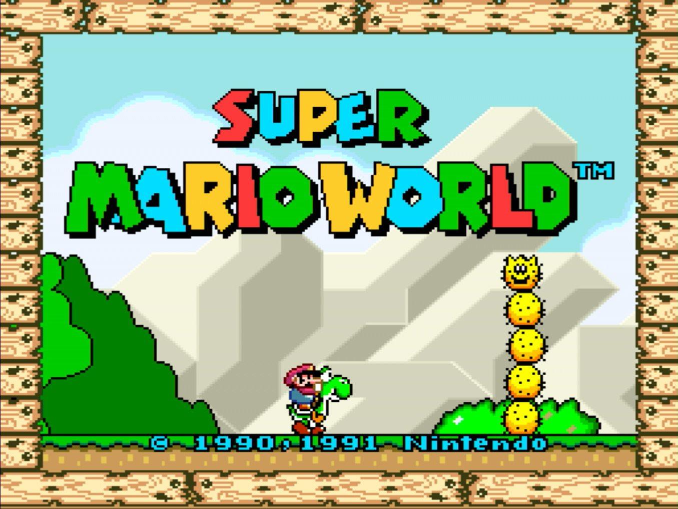 jaquette du jeu vidéo Super Mario World