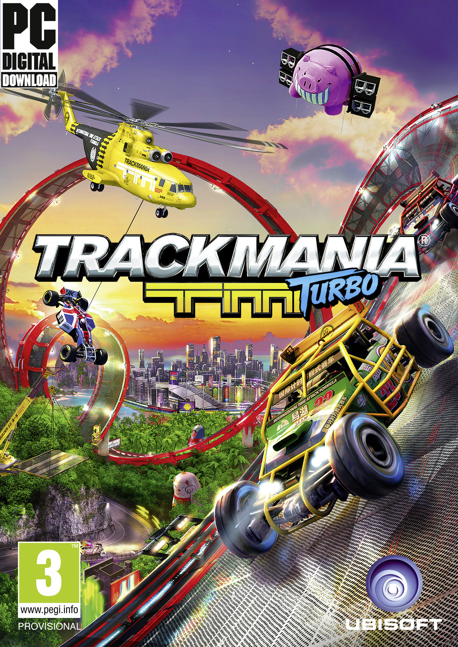 jaquette du jeu vidéo Trackmania Turbo