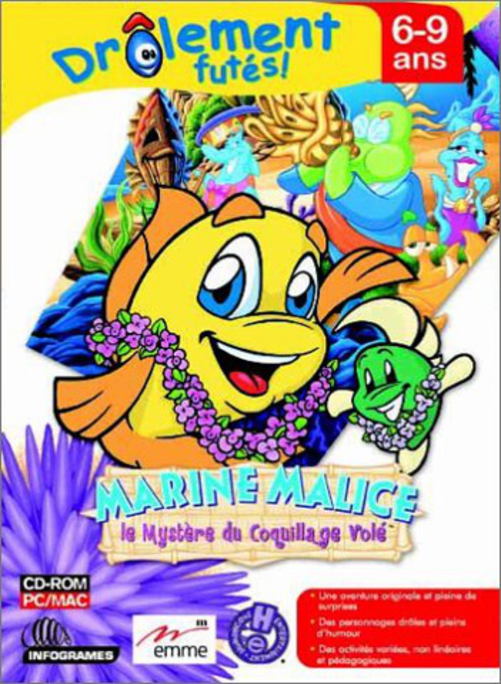 jaquette du jeu vidéo Marine Malice 3 : Le mystère du coquillage Volé