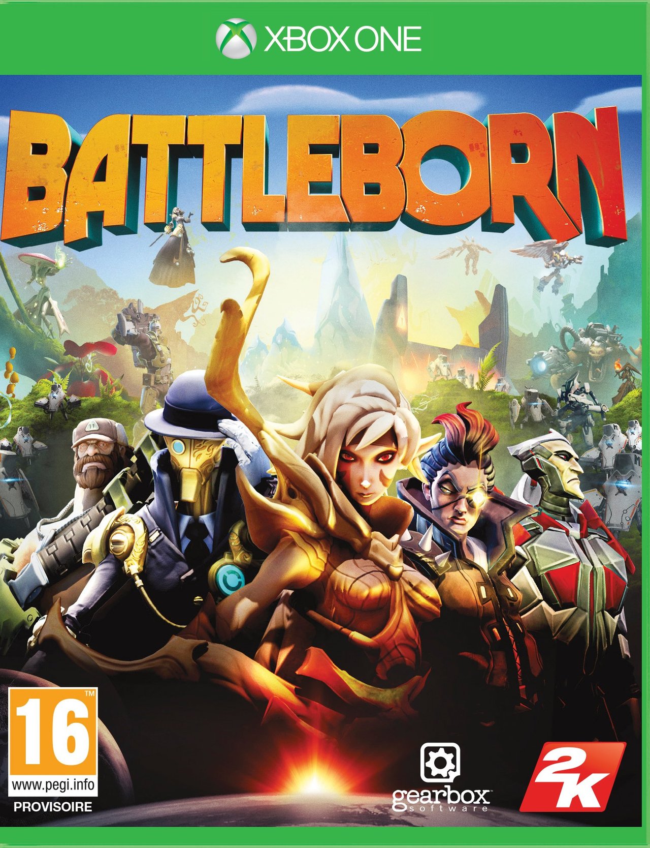 jaquette du jeu vidéo Battleborn