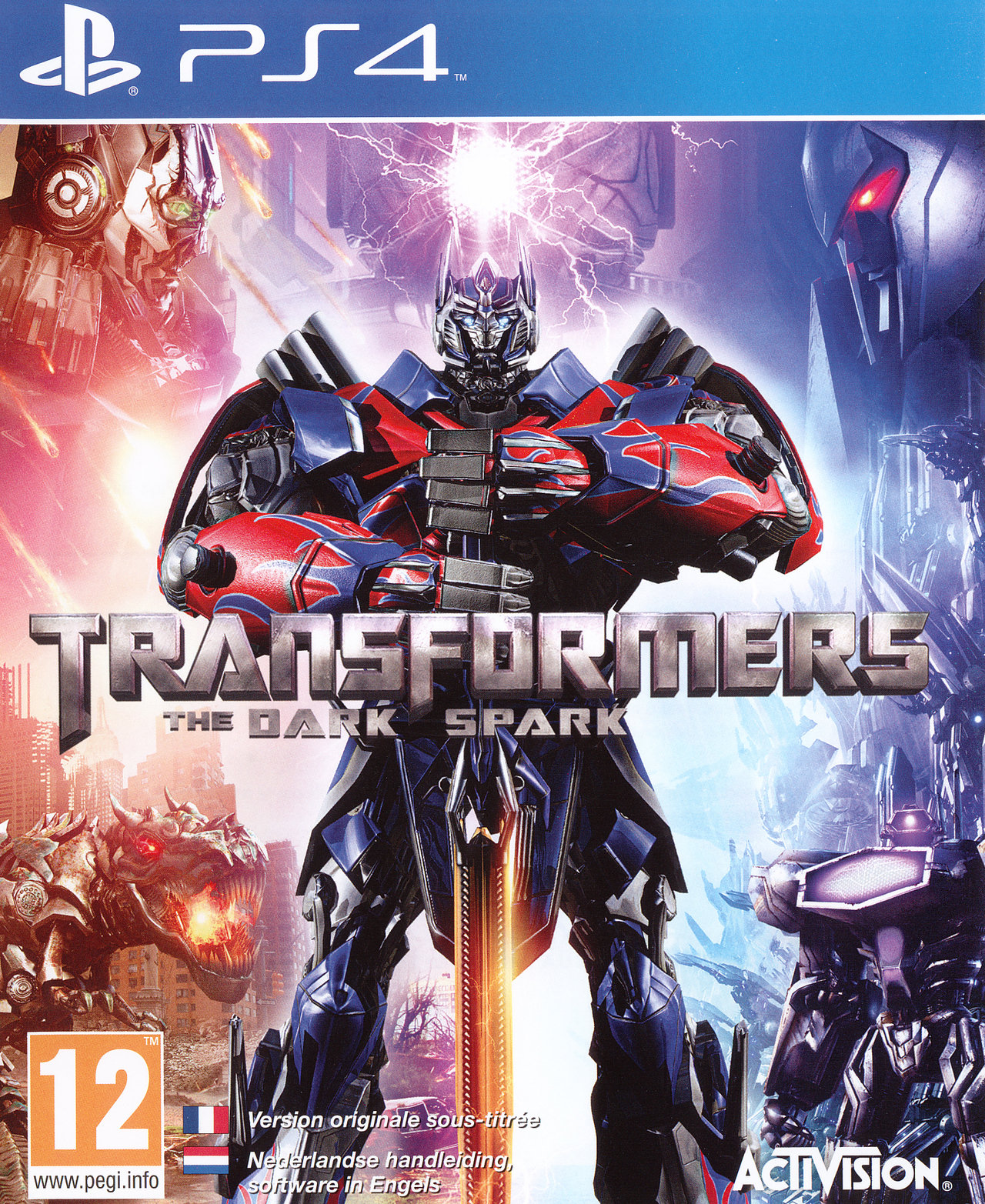 jaquette du jeu vidéo Transformers: Rise of the Dark Spark