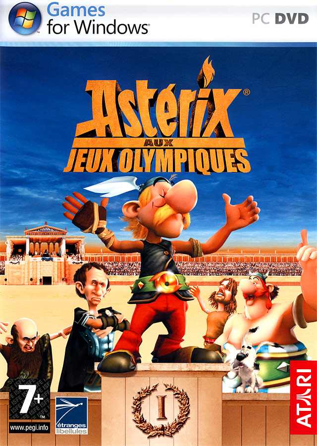 jaquette du jeu vidéo Astérix aux Jeux Olympiques