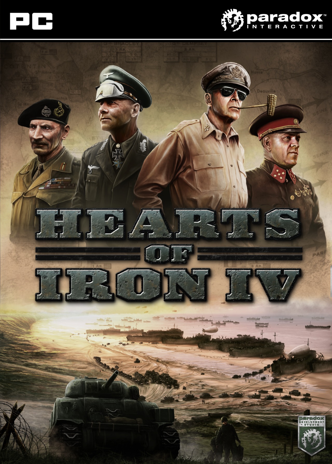 jaquette du jeu vidéo Hearts of Iron IV