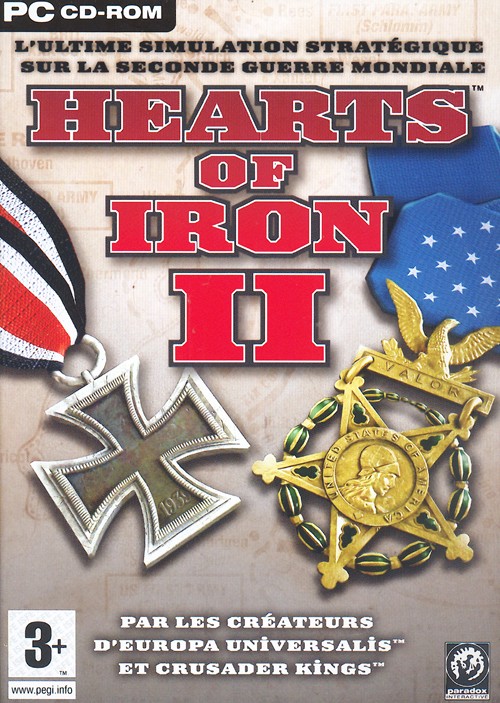 jaquette du jeu vidéo Hearts of Iron II