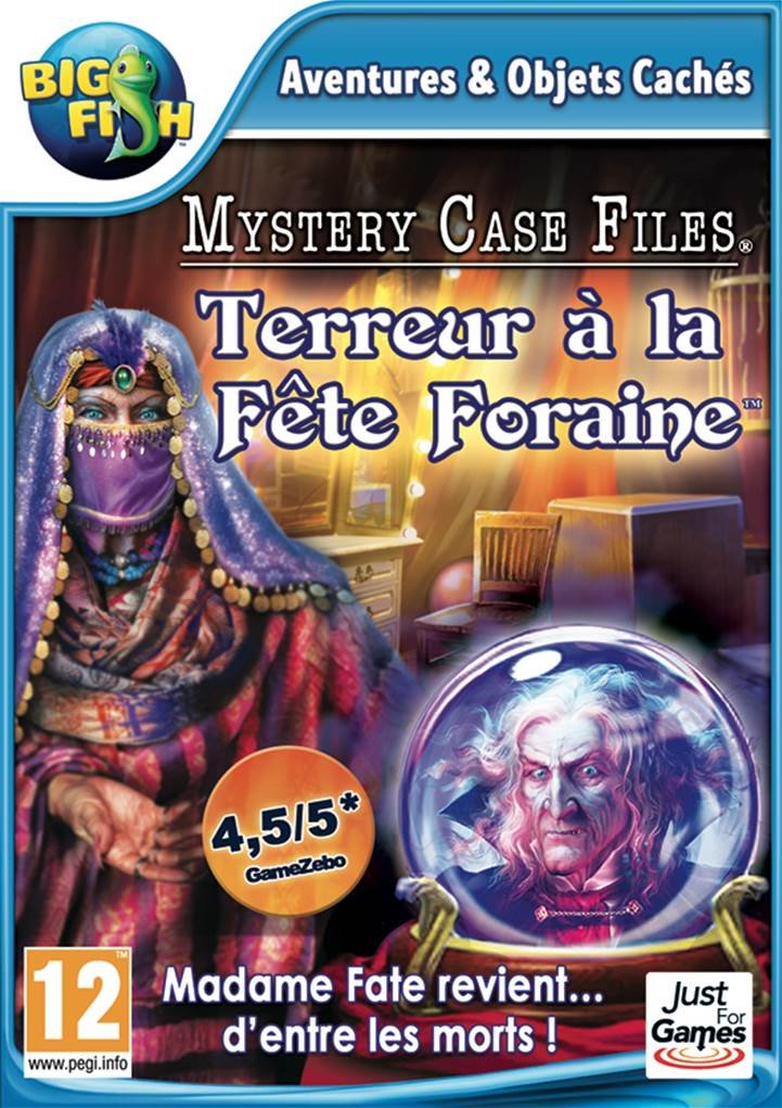 jaquette du jeu vidéo Mystery Case Files : Terreur à la Fête Foraine