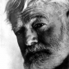 portrait Ernest Hemingway