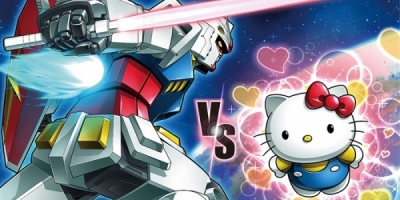 Gundam vs Hello Kitty